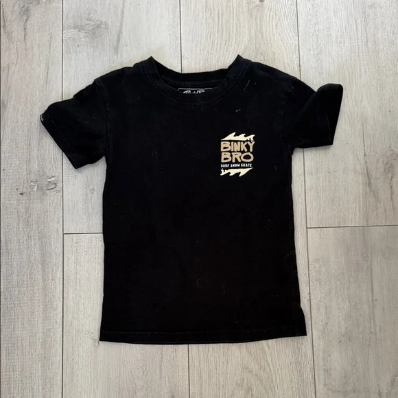 Binky Bro Black Surf Snow Skate Graphic Tee - Picture 2 of 3